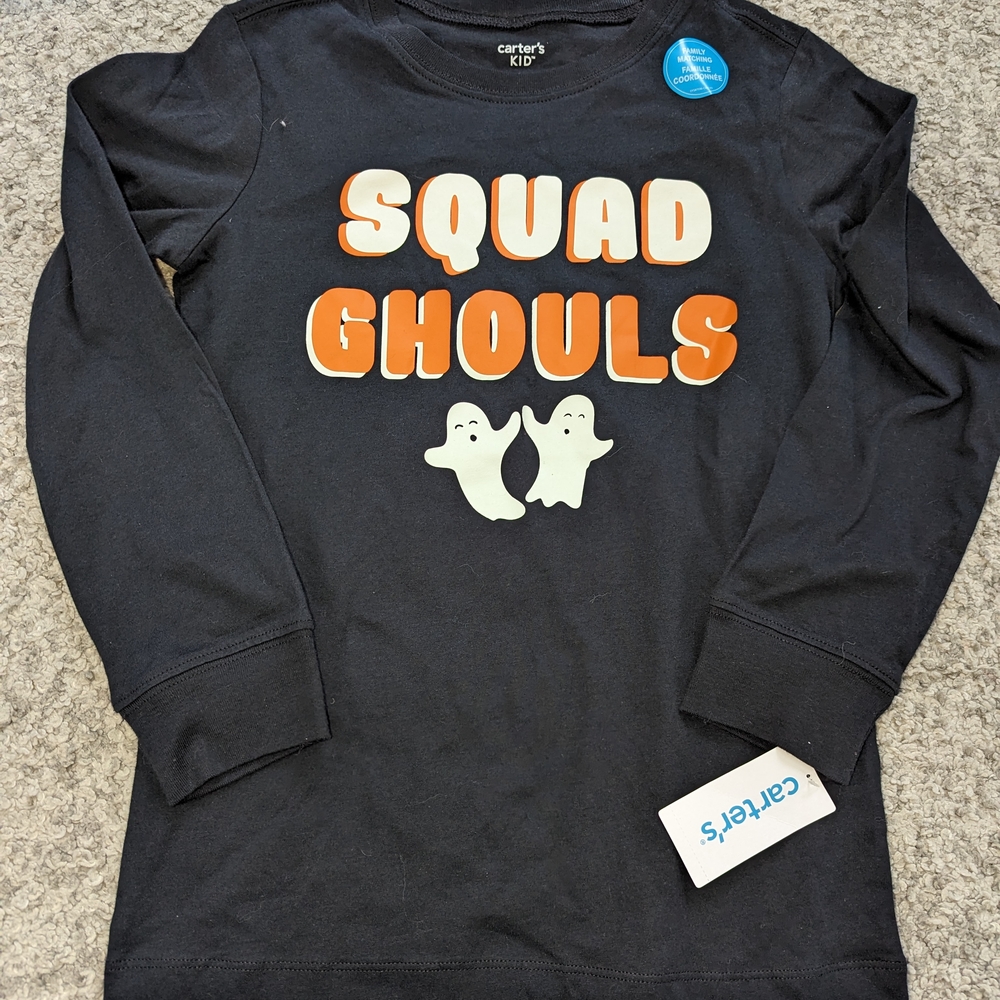 Carter's Kids Black 'Squad Ghouls' Long Sleeve Shirt